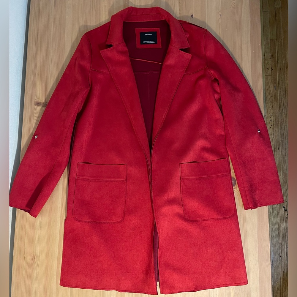 Bershka Red Jacket Size XS